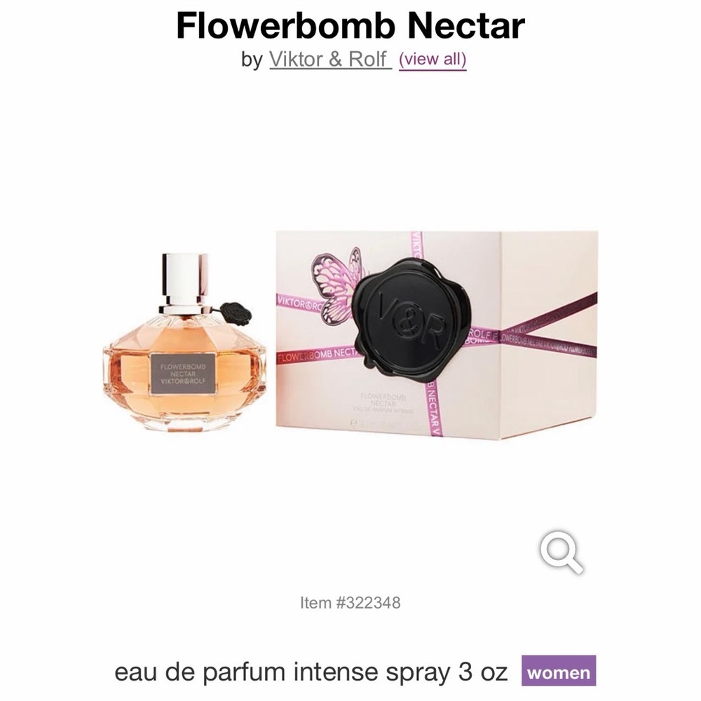 Viktor & Rolf Flowerbomb Nectar Women’s EDP Perfume. Designer. Full size. - Picture 2 of 5